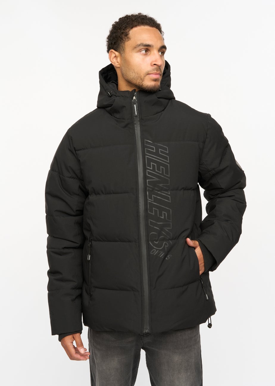 Henleys Black System Ski Puffer Jacket