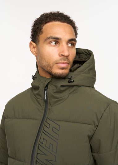 Henleys Khaki System Ski Puffer Jacket