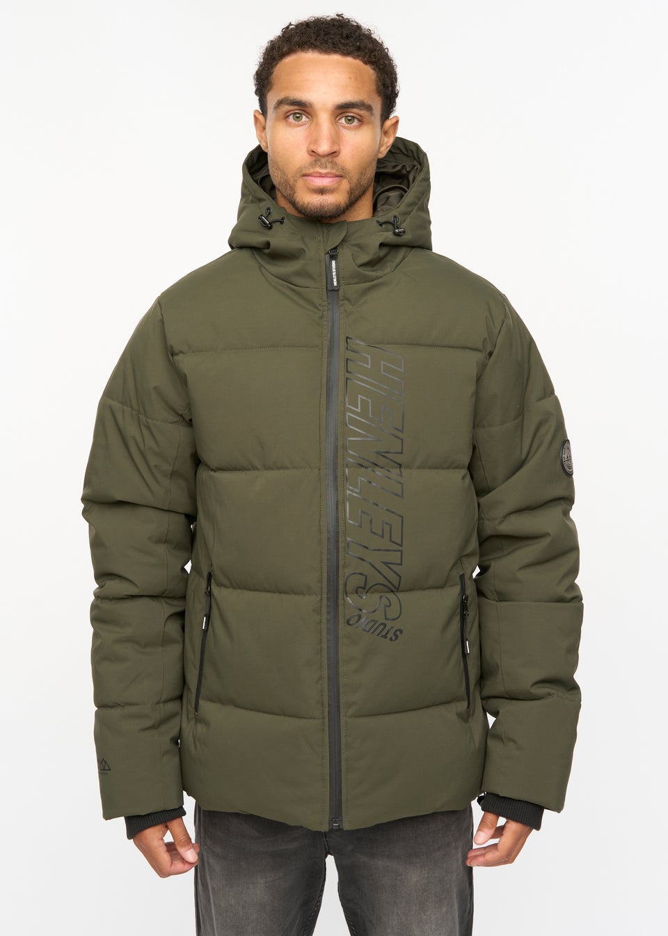 Henleys Khaki System Ski Puffer Jacket