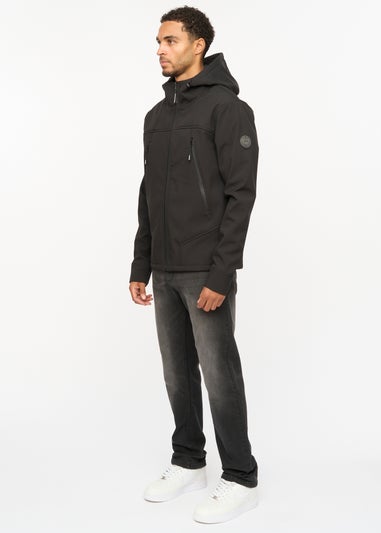 Henleys Black Expand Soft Shell Jacket