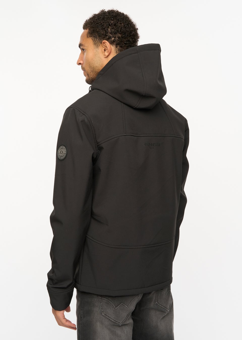 Henleys Black Expand Soft Shell Jacket