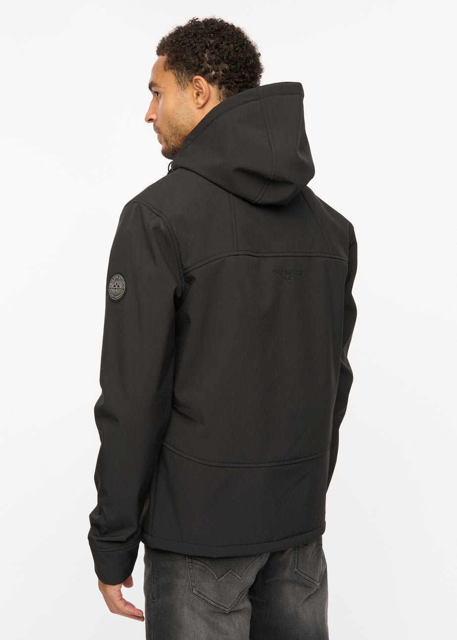 Henleys Black Expand Soft Shell Jacket