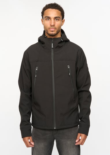 Henleys Black Expand Soft Shell Jacket