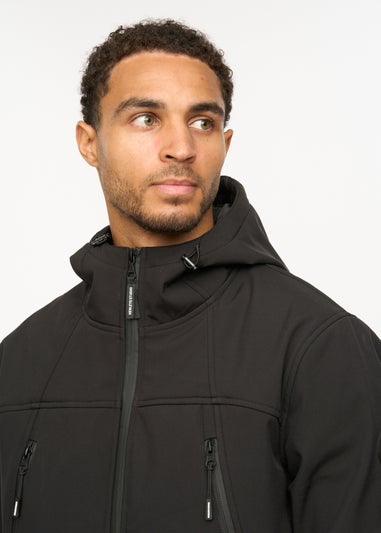 Henleys Black Expand Soft Shell Jacket