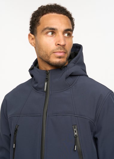 Henleys Navy Expand Soft Shell Jacket