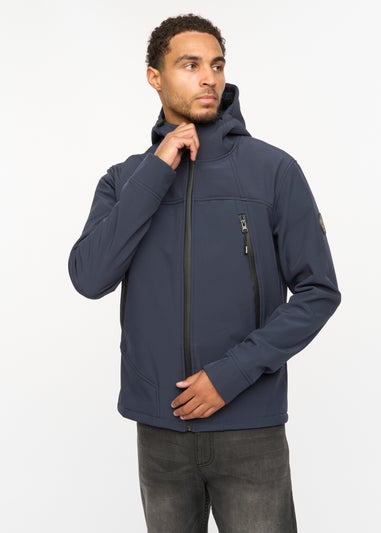 Henleys Navy Expand Soft Shell Jacket