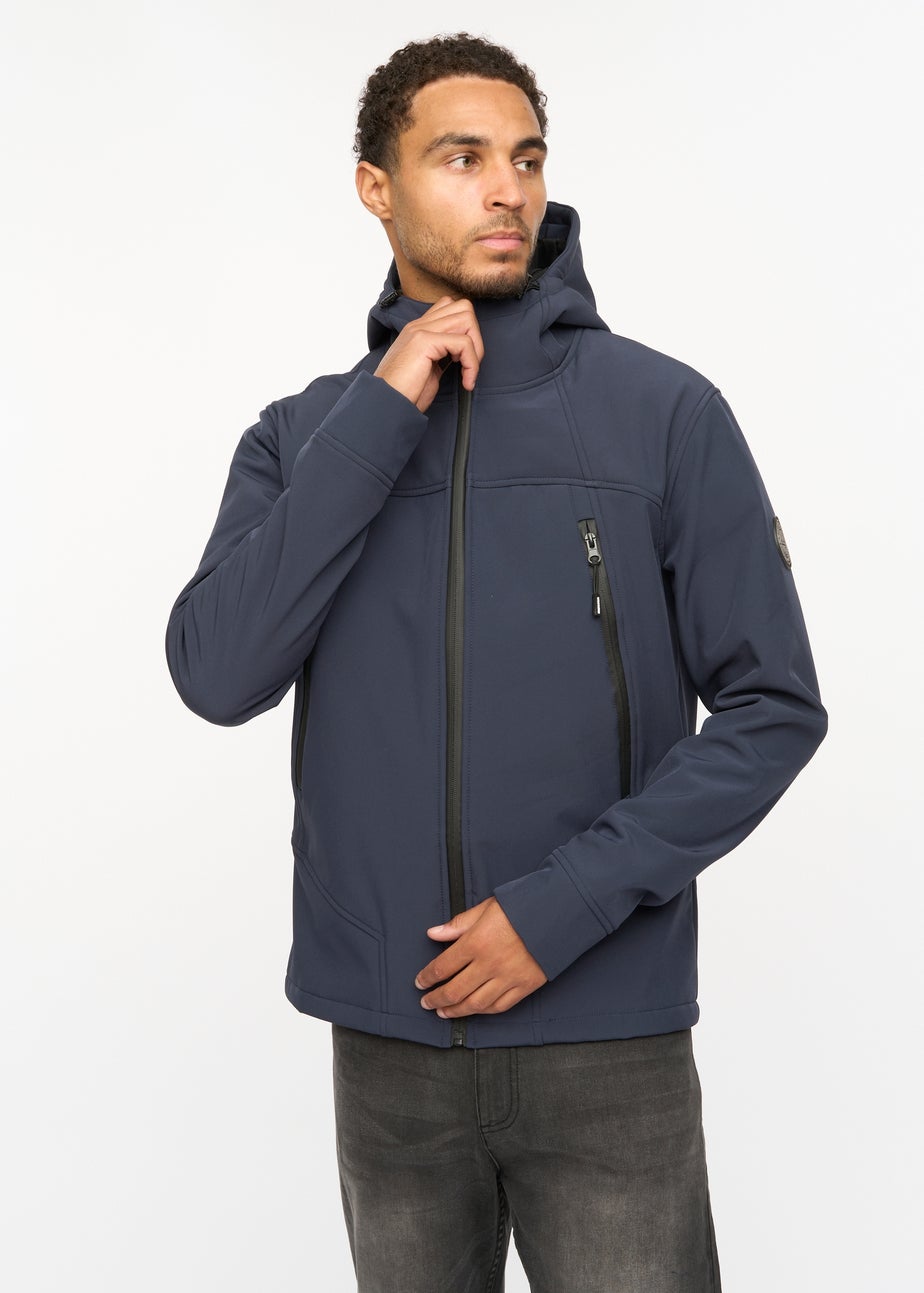 Henleys Navy Expand Soft Shell Jacket