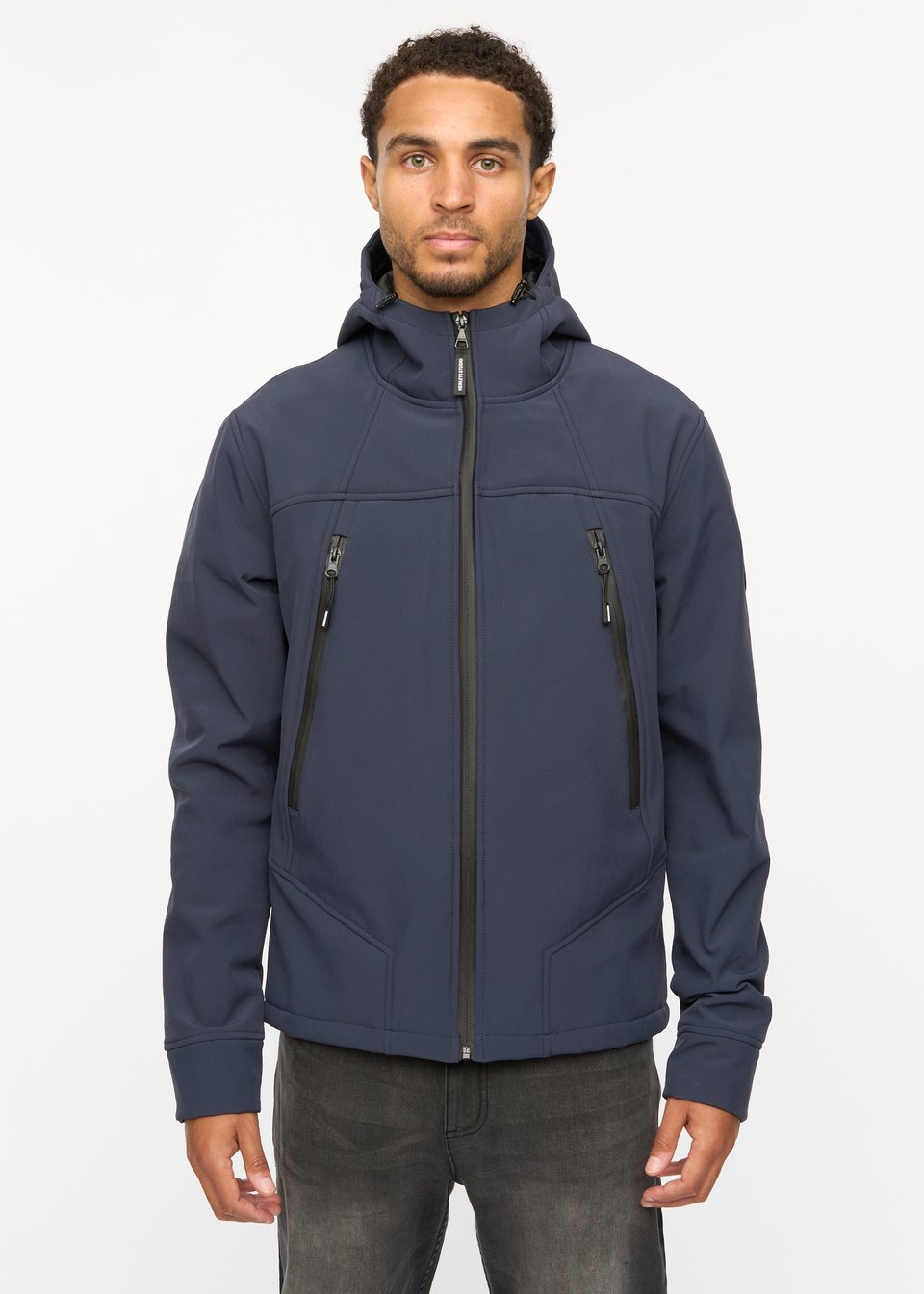 Henleys Navy Expand Soft Shell Jacket