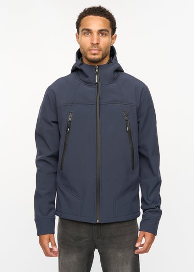 Henleys Navy Expand Soft Shell Jacket