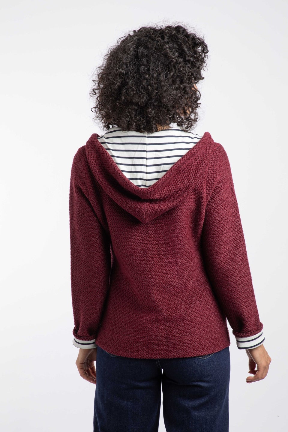 Weird Fish Antique Cherry Chicoa Full Zip Macaroni Hoodie