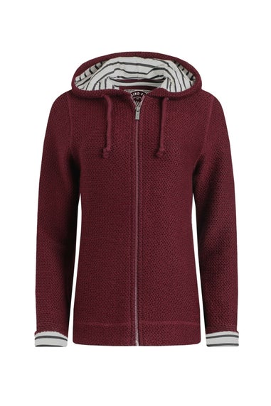 Weird Fish Antique Cherry Chicoa Full Zip Macaroni Hoodie