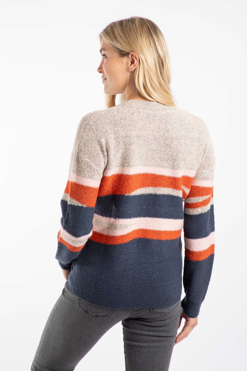 Weird Fish Chalk Chiltern Intarsia Knitted Jumper
