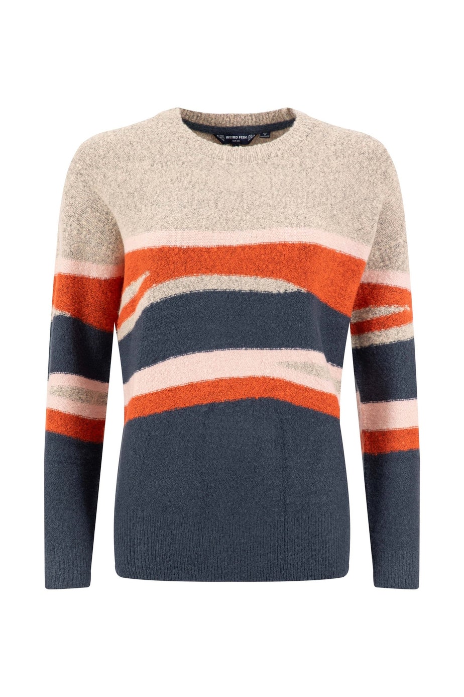 Weird Fish Chalk Chiltern Intarsia Knitted Jumper