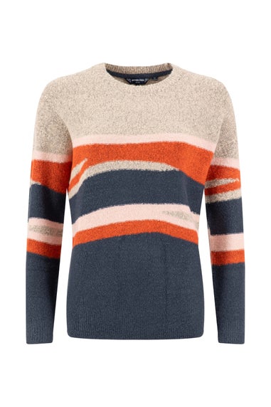 Weird Fish Chalk Chiltern Intarsia Knitted Jumper