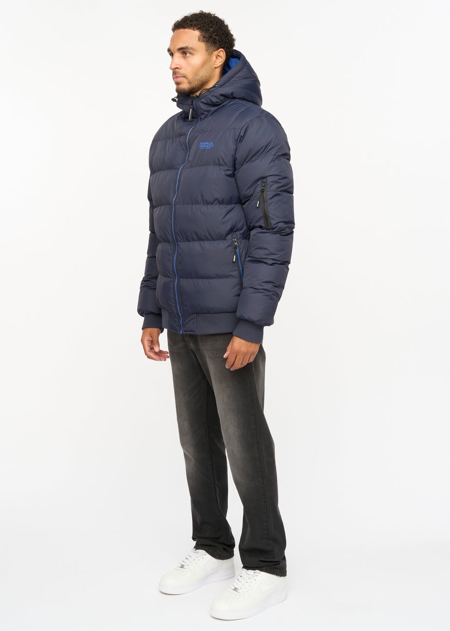 Henleys Navy Thinker Puffer Bomber