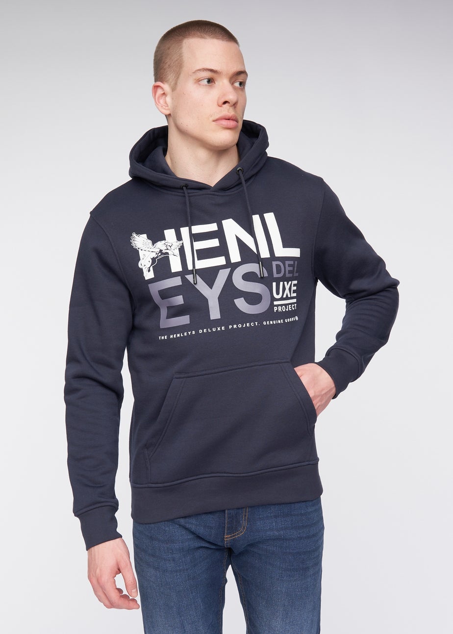 Henleys Navy Classhen Hoodie