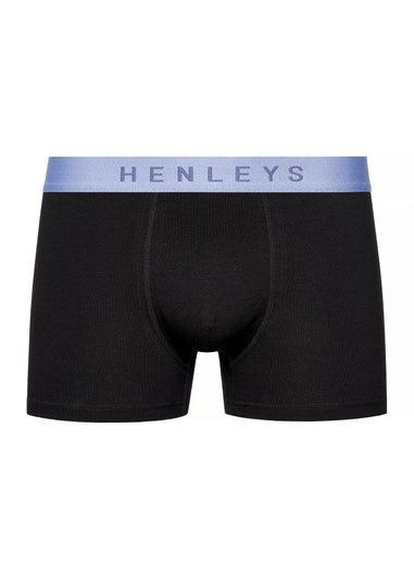 Henleys Assorted Blackiris Boxers 5 pack