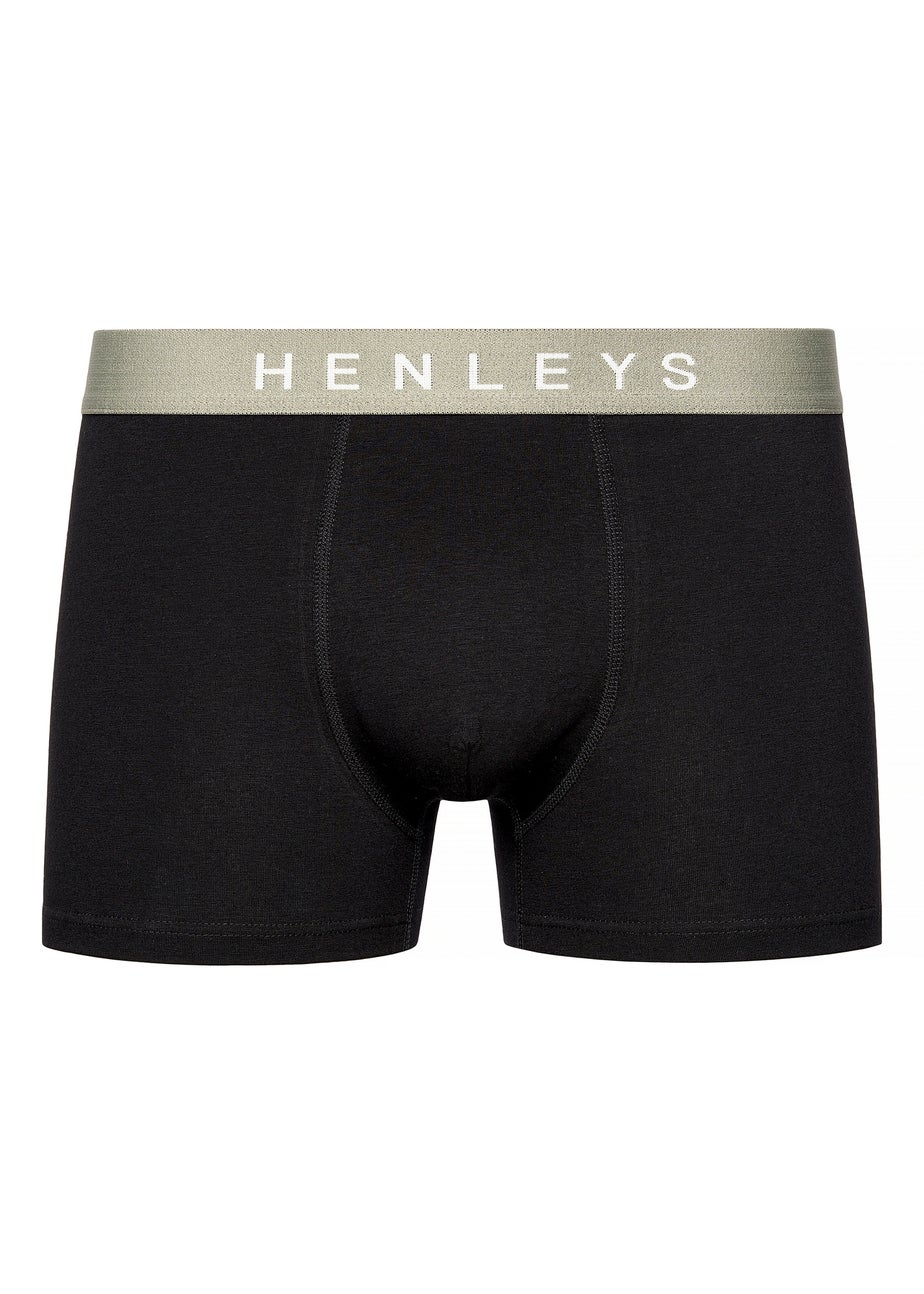Henleys Assorted Blackiris Boxers 5 pack