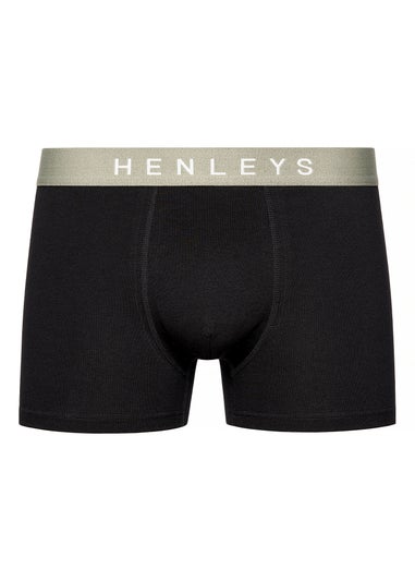 Henleys Assorted Blackiris Boxers 5 pack