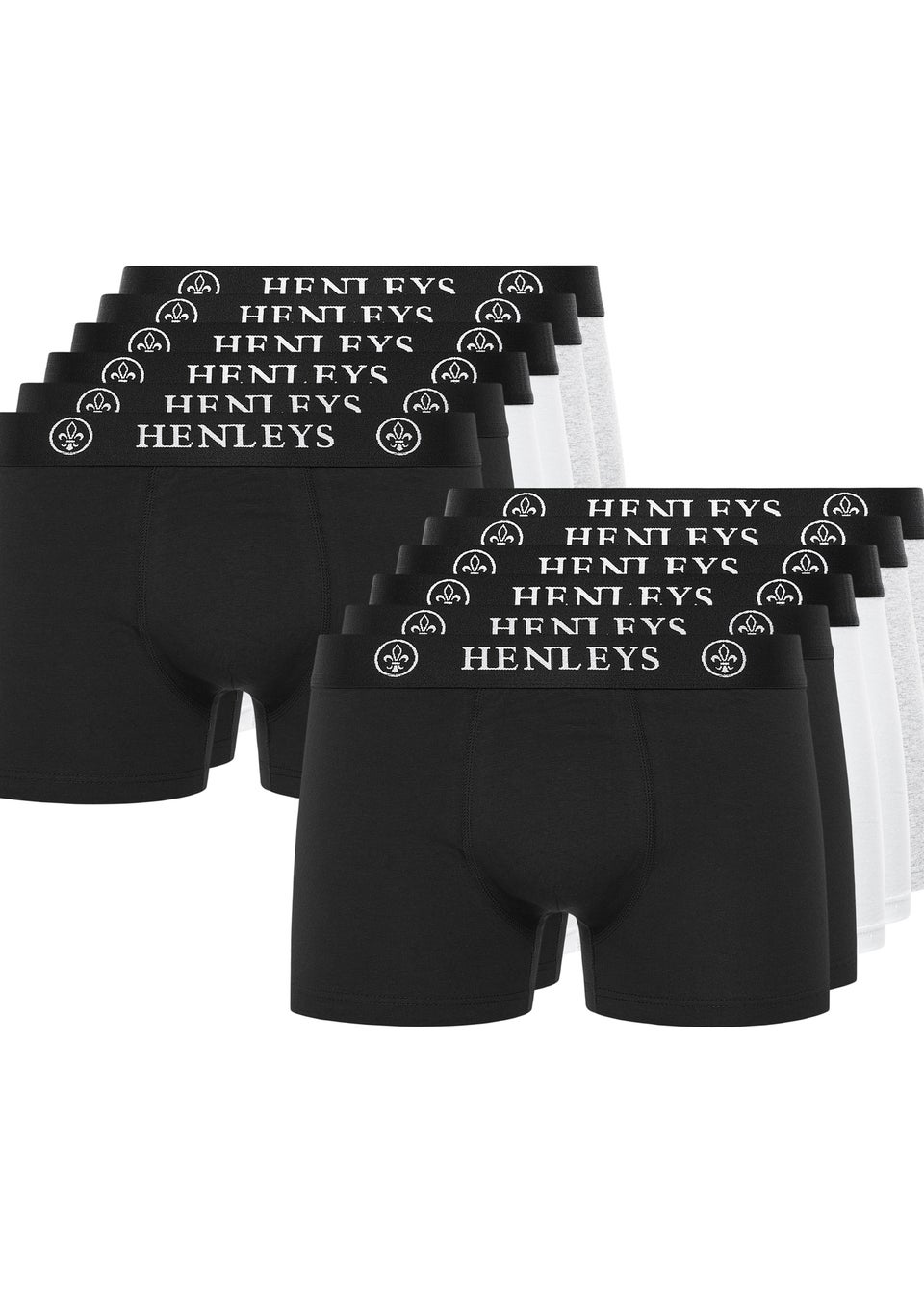 Henleys Assorted Century Boxers 12 pack