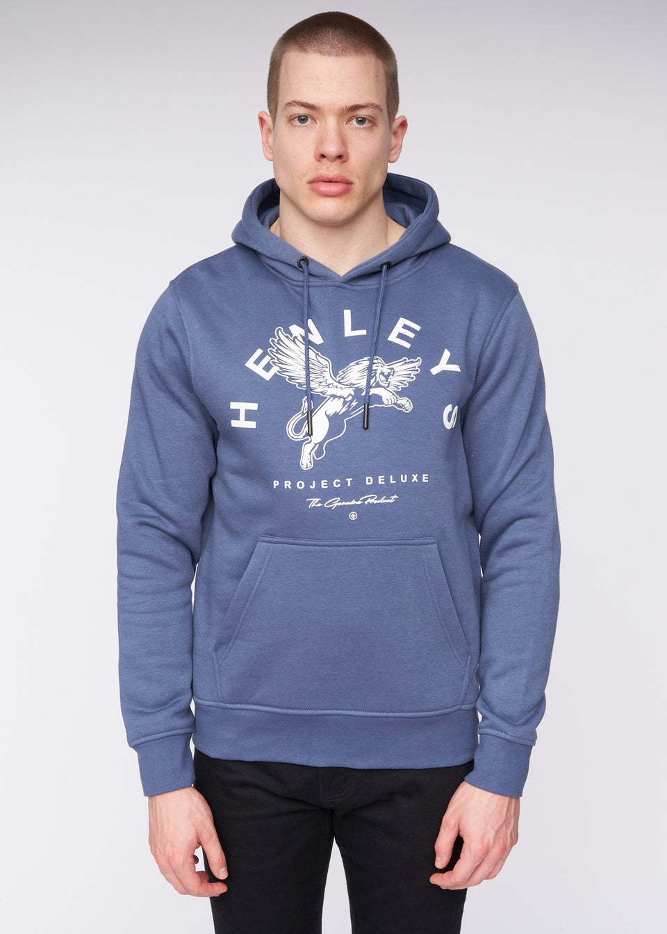 Henleys Deep Blue Colhen Hoodie