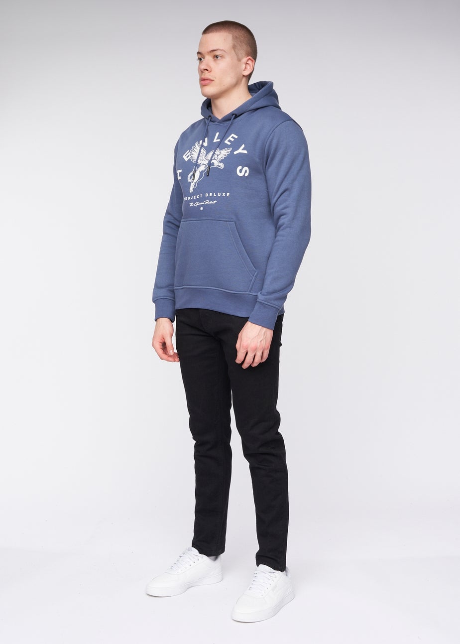 Henleys Deep Blue Colhen Hoodie