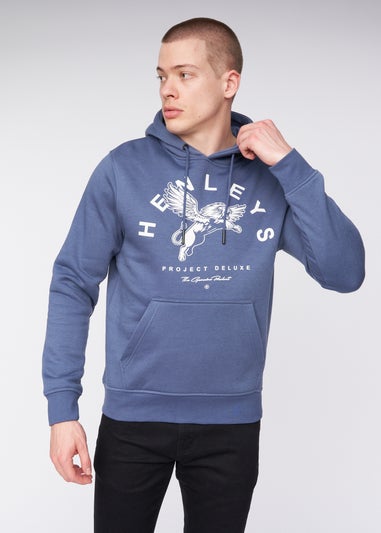 Henleys Deep Blue Colhen Hoodie