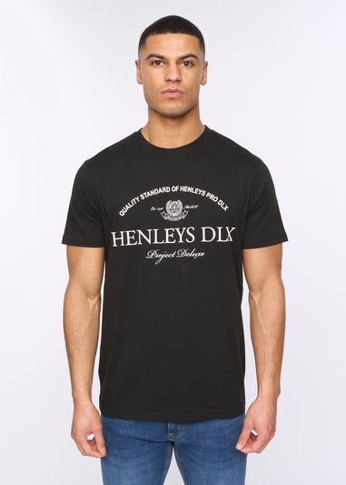Henleys Black Henclose T-Shirt