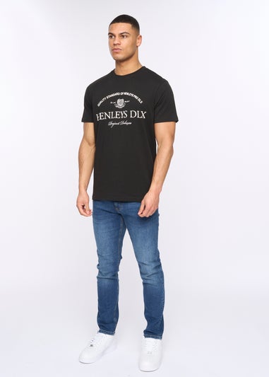 Henleys Black Henclose T-Shirt