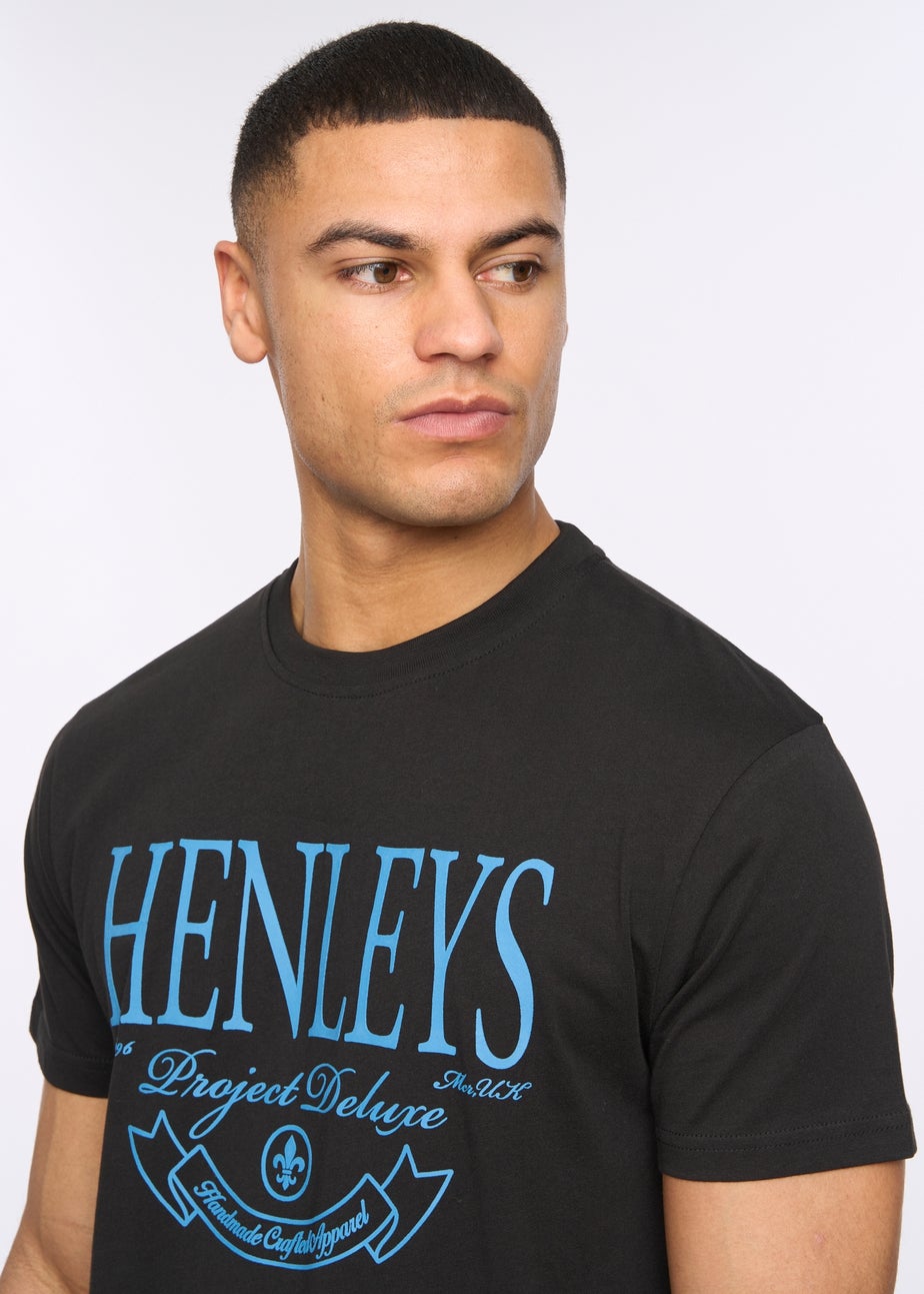 Henleys Black Henbank T-Shirt