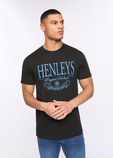 Henleys Black Henbank T-Shirt