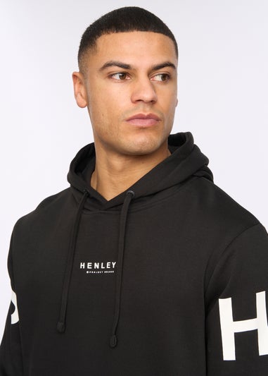 Henleys Black Hensleeve Hoodie