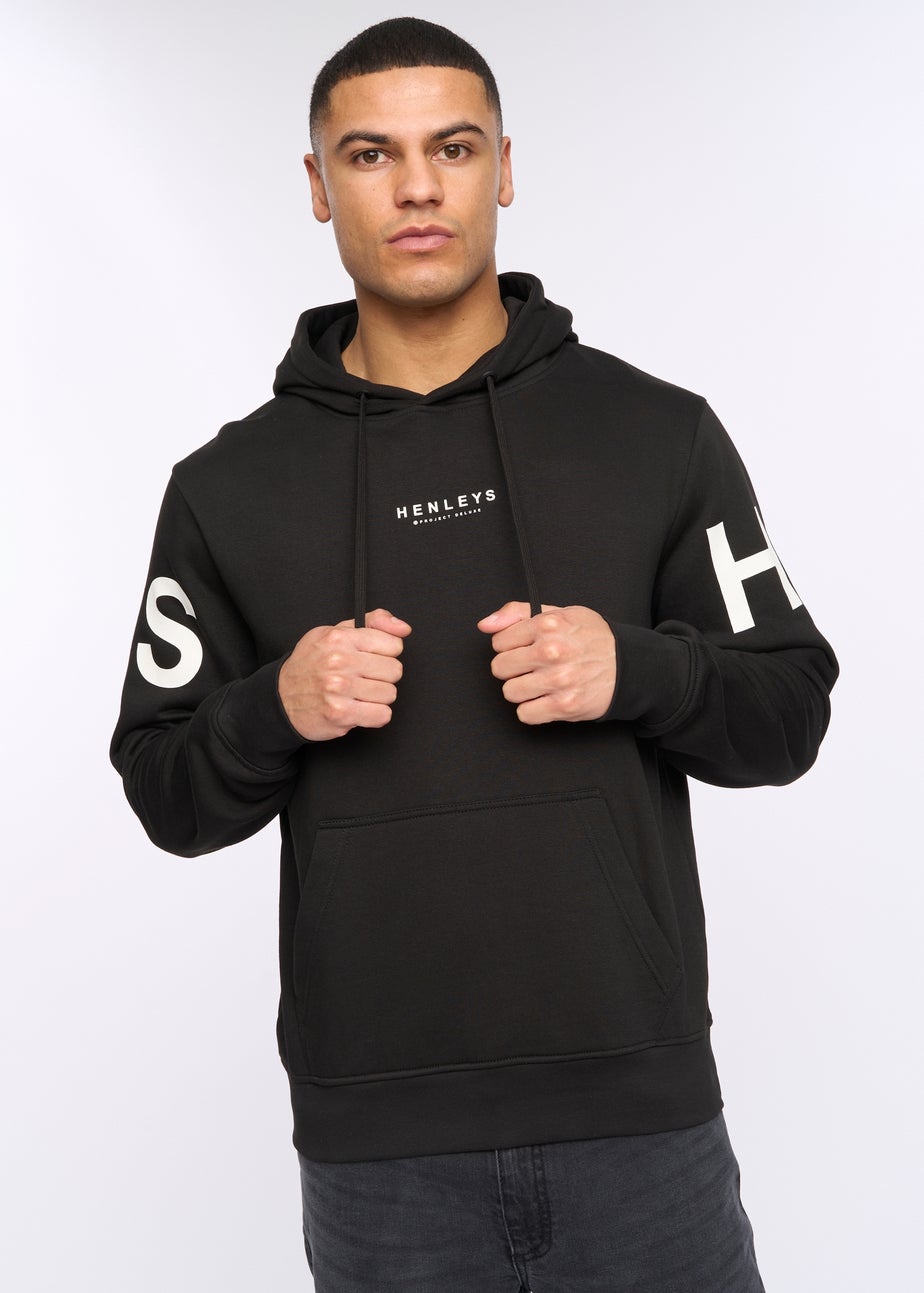 Henleys Black Hensleeve Hoodie