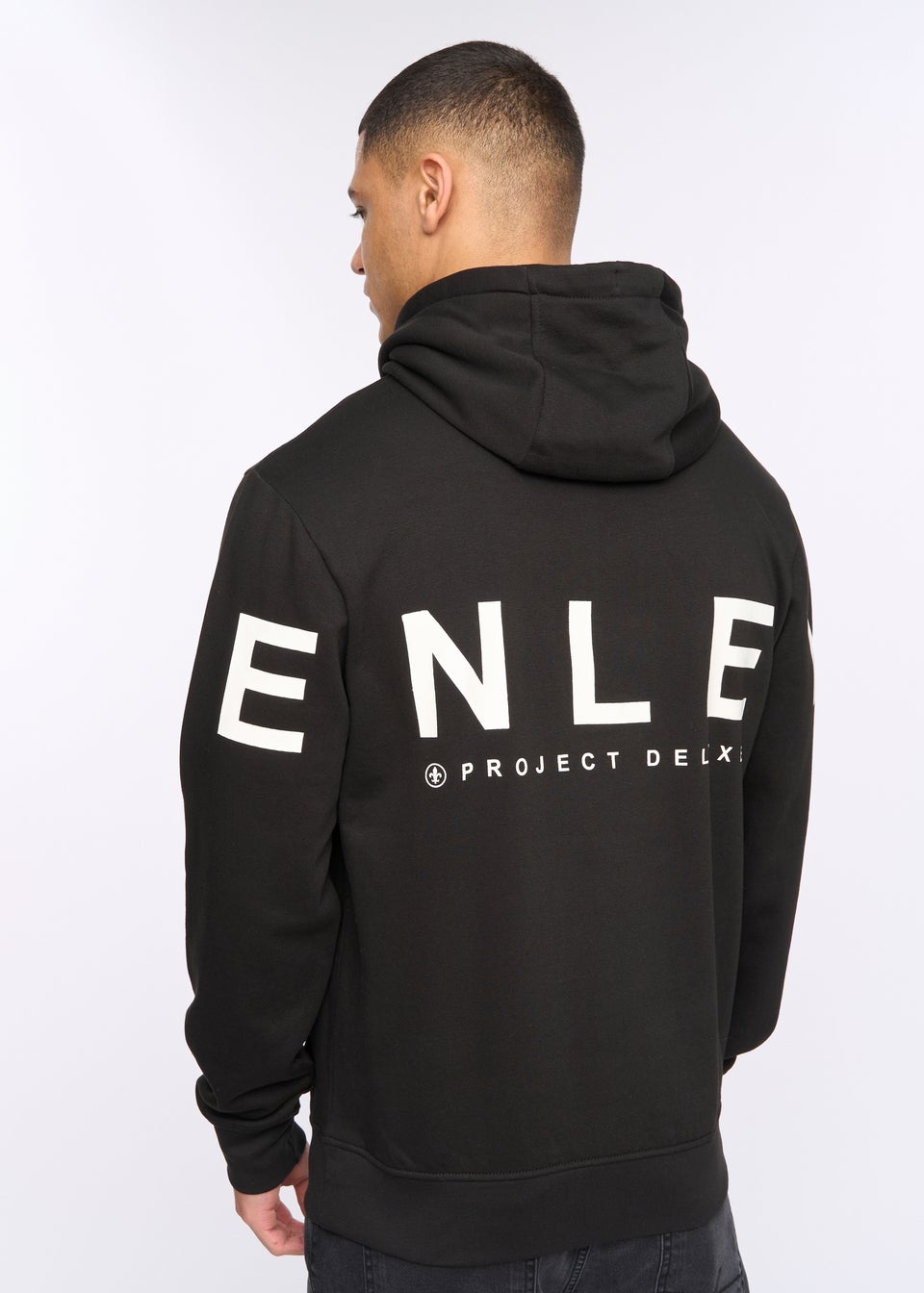 Henleys Black Hensleeve Hoodie