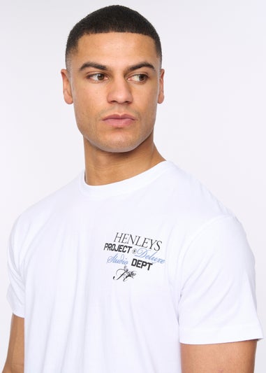 Henleys Optic White Hentitled T-Shirt