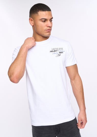Henleys Optic White Hentitled T-Shirt