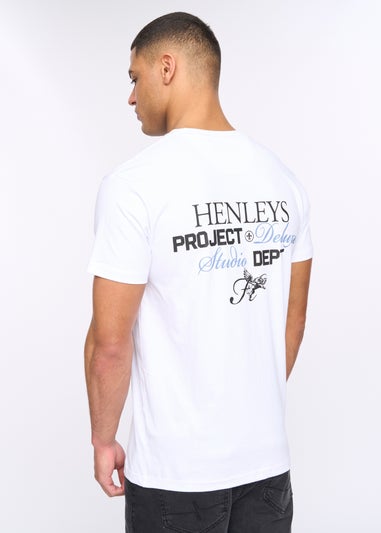 Henleys Optic White Hentitled T-Shirt