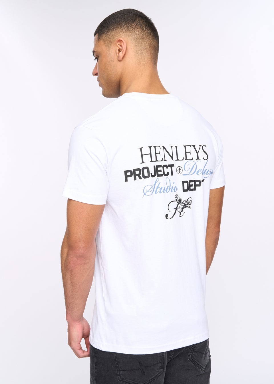 Henleys Optic White Hentitled T-Shirt