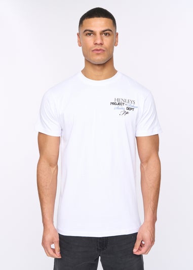 Henleys Optic White Hentitled T-Shirt