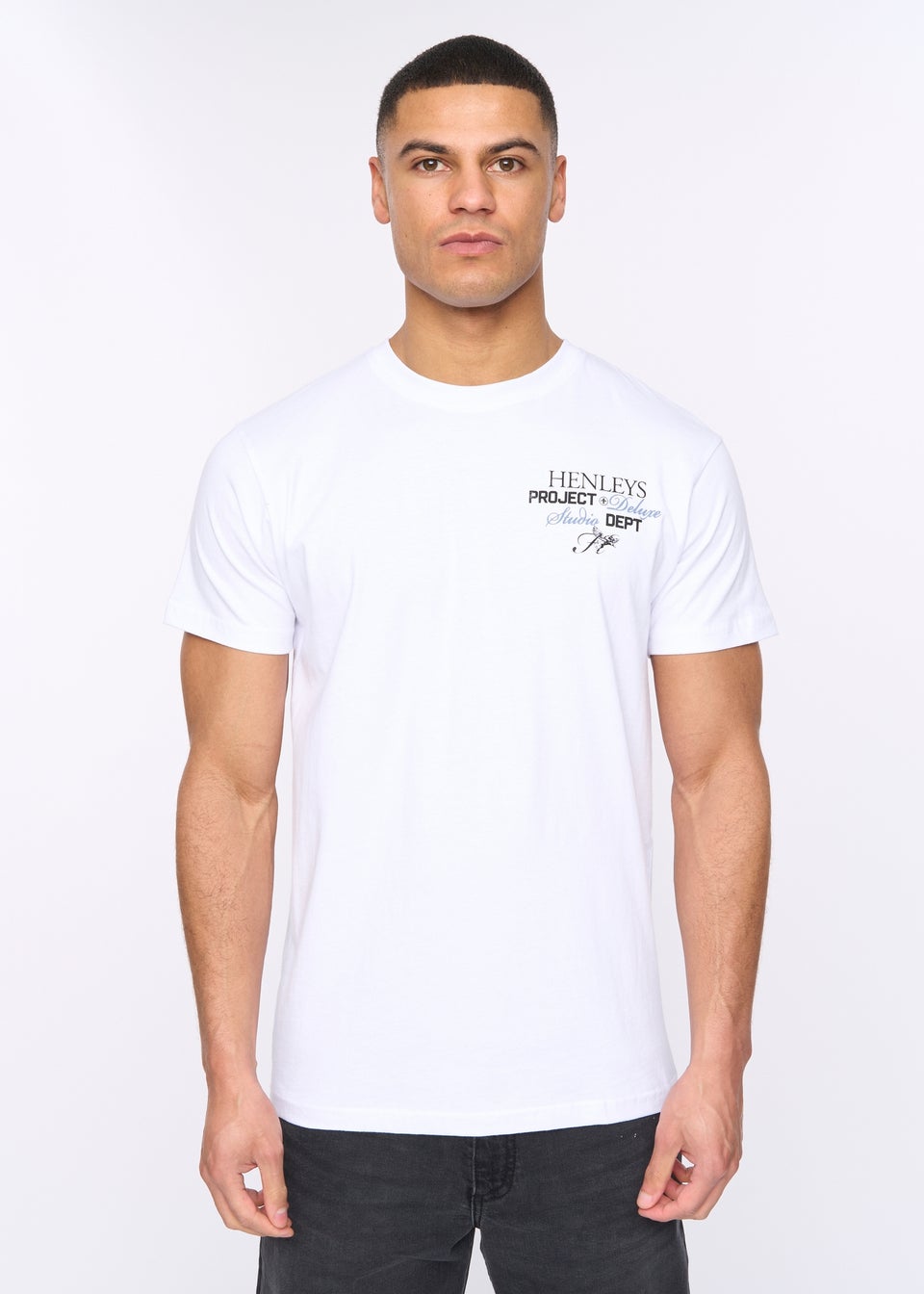 Henleys Optic White Hentitled T-Shirt