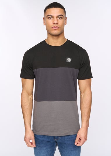 Henleys Black Henpanel T-Shirt
