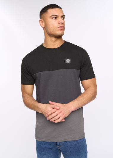 Henleys Black Henpanel T-Shirt