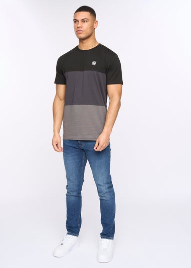 Henleys Black Henpanel T-Shirt