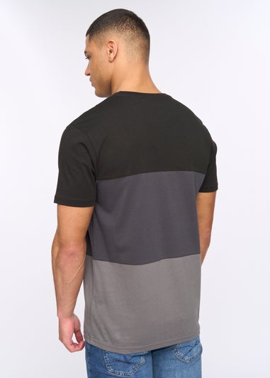 Henleys Black Henpanel T-Shirt