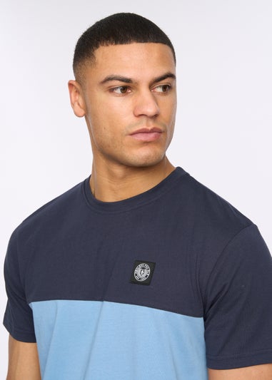 Henleys Navy Henpanel T-Shirt