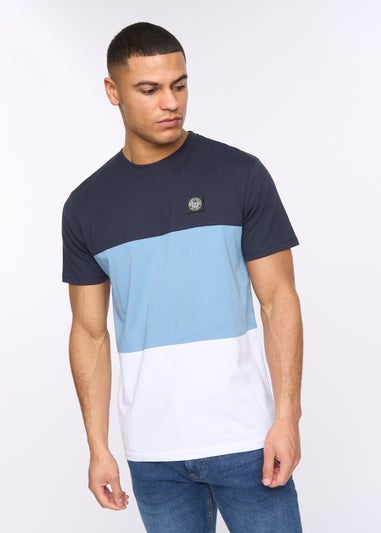 Henleys Navy Henpanel T-Shirt