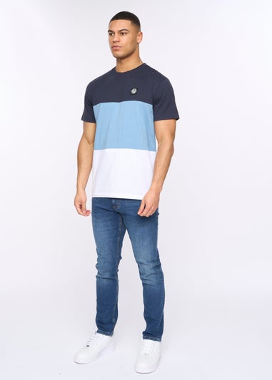 Henleys Navy Henpanel T-Shirt