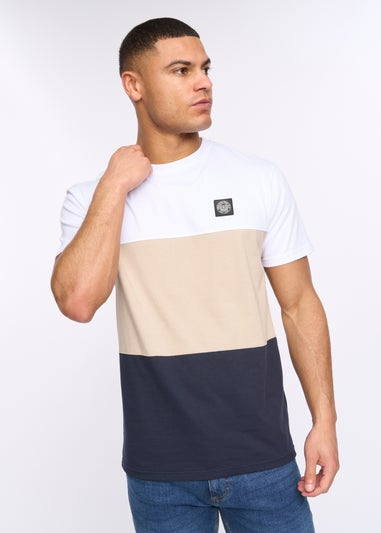 Henleys White Henpanel T-Shirt