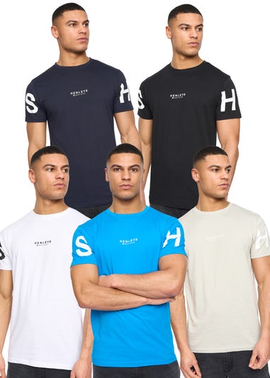 Henleys Assorted Hensleeve T-Shirt 5 pack