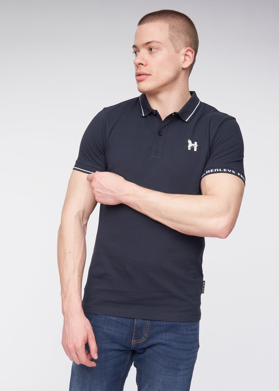 Henleys Navy Hentyme Polo